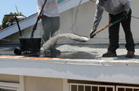 Baulking flat roofing repair